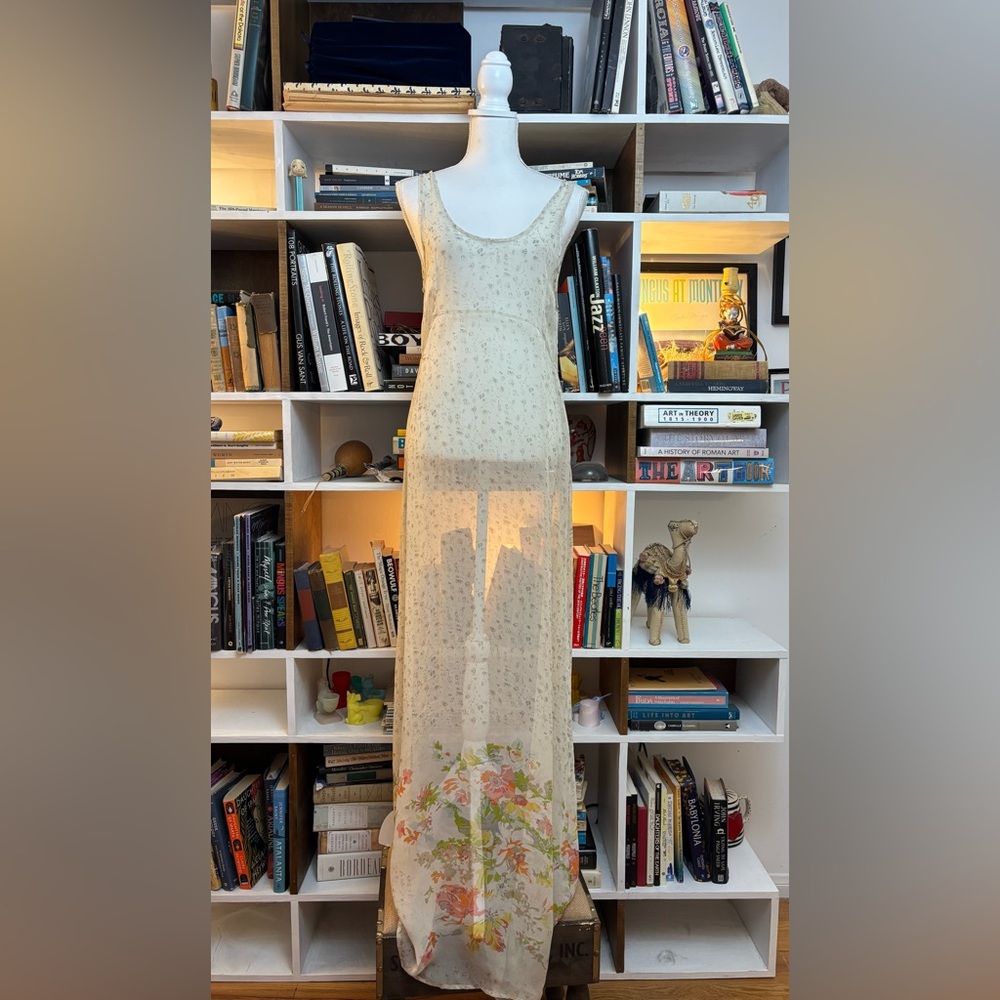 By Ti Mo Floral Sheer Dress